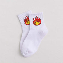 Load image into Gallery viewer, Women Socks Cartoon Character Cotton Socks Harajuku Female Cute Unisex Skatebord Socks Hipster Fashion Animal Print Ankle Socks