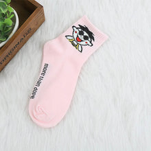 Load image into Gallery viewer, Women Socks Cartoon Character Cotton Socks Harajuku Female Cute Unisex Skatebord Socks Hipster Fashion Animal Print Ankle Socks