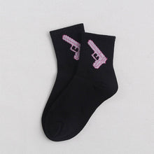 Load image into Gallery viewer, Women Socks Cartoon Character Cotton Socks Harajuku Female Cute Unisex Skatebord Socks Hipster Fashion Animal Print Ankle Socks