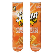 Load image into Gallery viewer, 1 pair Funny Unisex Men Art Socks women printing Potato chips Knee High Socks cotton art Long socks For men 8S-D15