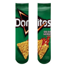 Load image into Gallery viewer, 1 pair Funny Unisex Men Art Socks women printing Potato chips Knee High Socks cotton art Long socks For men 8S-D15