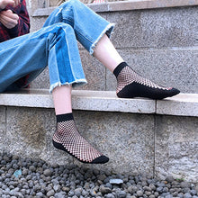 Load image into Gallery viewer, Party Hollow out sexy pantyhose female Mesh black women tights stocking slim fishnet stockings club party hosiery TT016