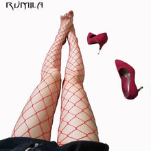 Load image into Gallery viewer, Party Hollow out sexy pantyhose female Mesh black women tights stocking slim fishnet stockings club party hosiery TT016